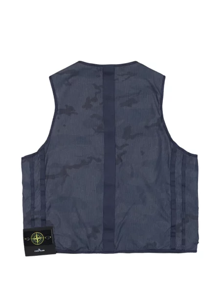 Vestă Stone Island cu strasuri albastru