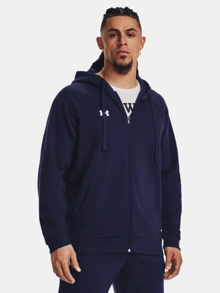 Hoodie Under Armour iz flisa črna