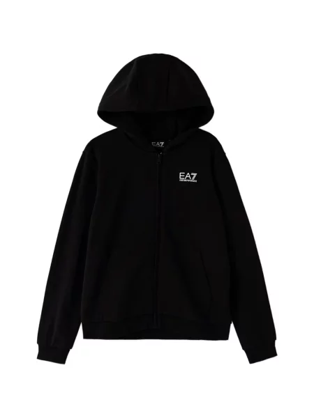 Bluza z kapturem dziecięca Ea7 Emporio Armani czarna
