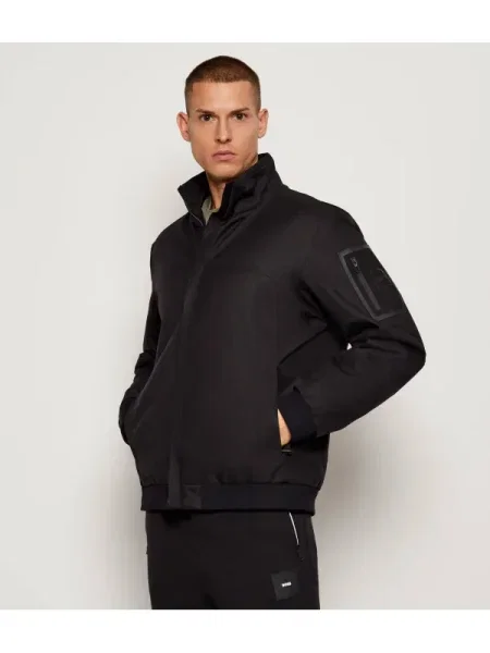 BOSS GREEN Geacă bomber OW_Hexatech negru