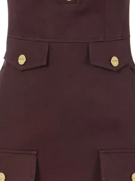 Kostiumas mini suknelė Elisabetta Franchi ruda