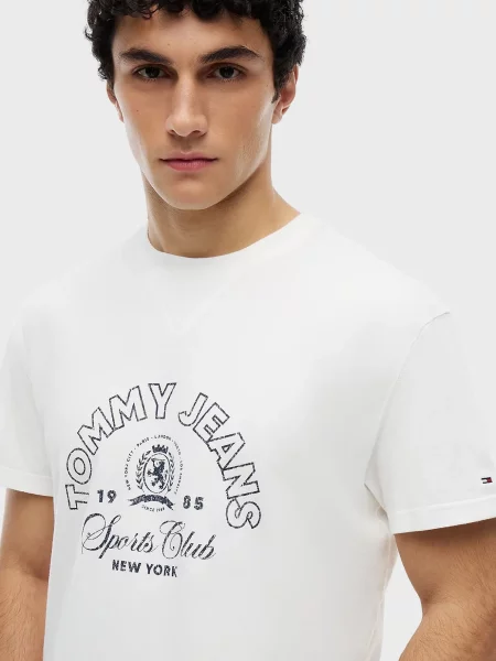 Футболка Tommy Jeans біла