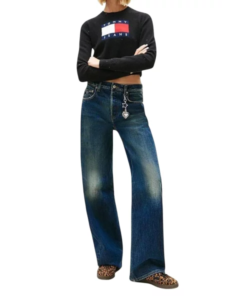 Jeansy Tommy Jeans czarne