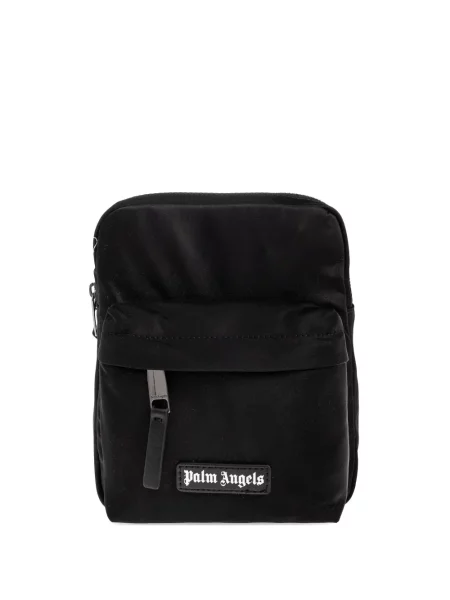 Geantă crossbody Palm Angels cu autograf negru
