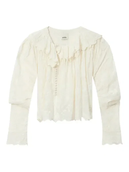 Top Isabel Marant cu volane