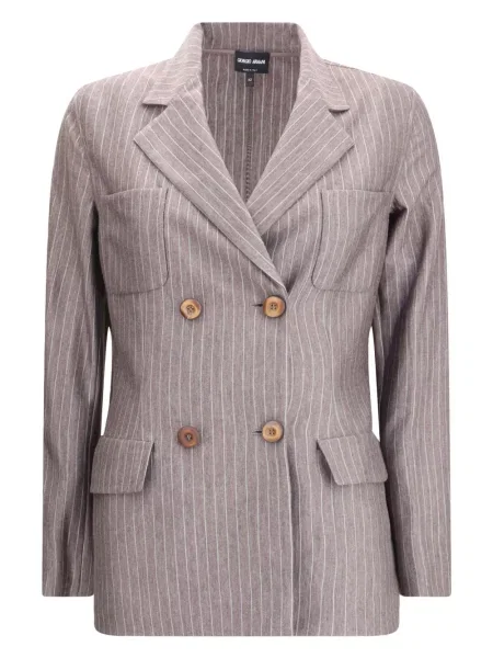 Sacou Giorgio Armani cu dungi gri