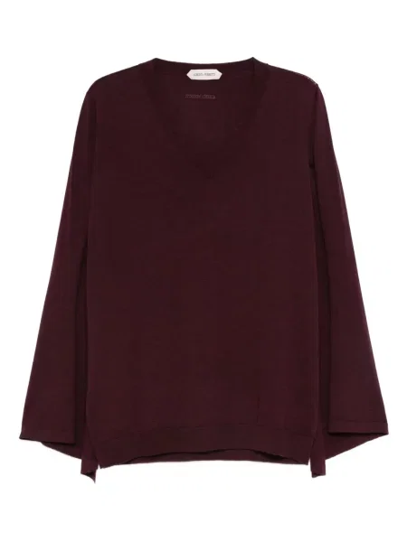 Pulover Alberta Ferretti cu decolteu în V violet