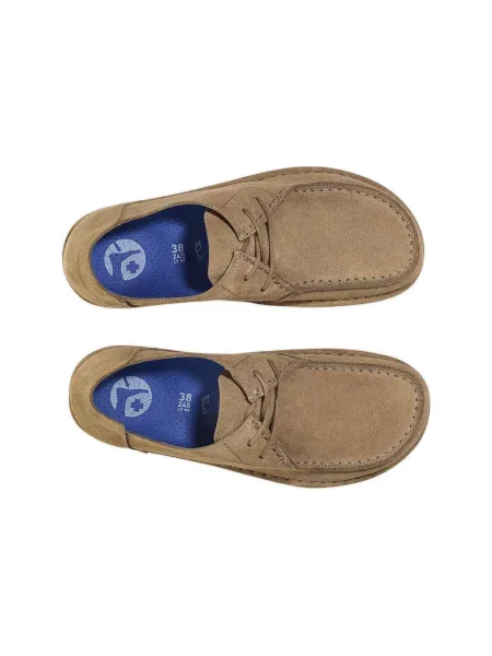 Mocasini Birkenstock din dantelă gri
