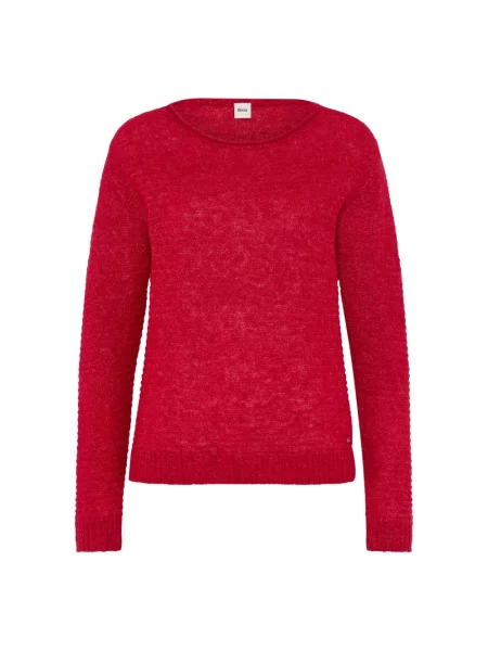 Sweter Brax wełniany czerwony