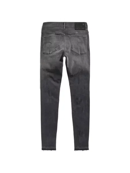 Слаб дънки skinny fit G-star Raw с автограф черно