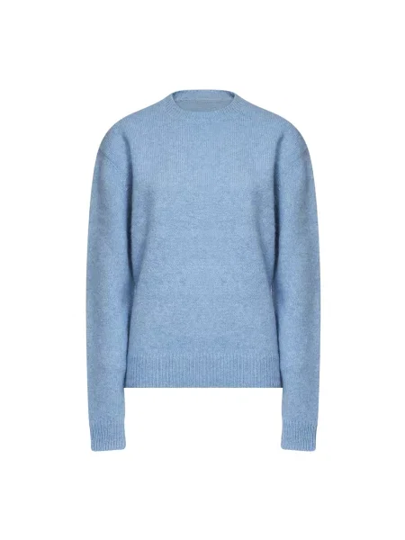Sweter Toteme z alpaki klasyczny niebieski