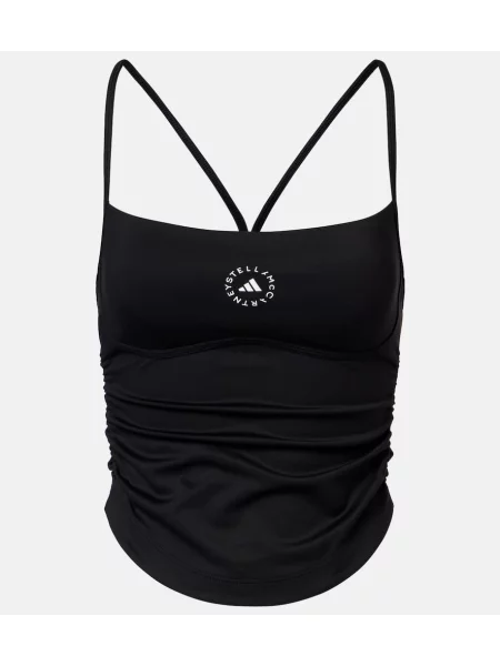 Sutien Adidas By Stella Mccartney din jerseu negru