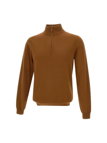Sweter Sun68 brązowy