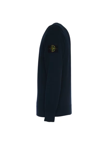 Sweter Stone Island z kamieniami niebieski