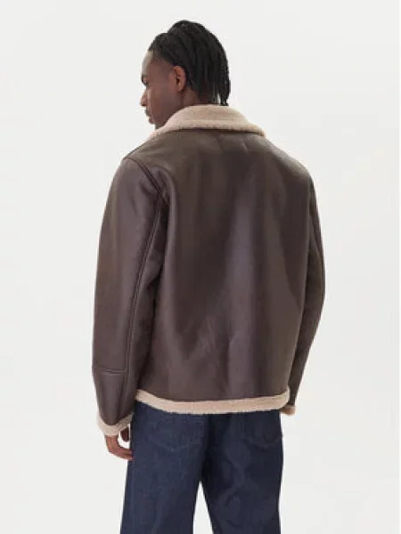 Jack & Jones Dirbtinės odos striukė Cambridge ruda