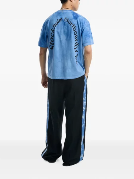 Tricou Stockholm Surfboard Club cu imagine albastru
