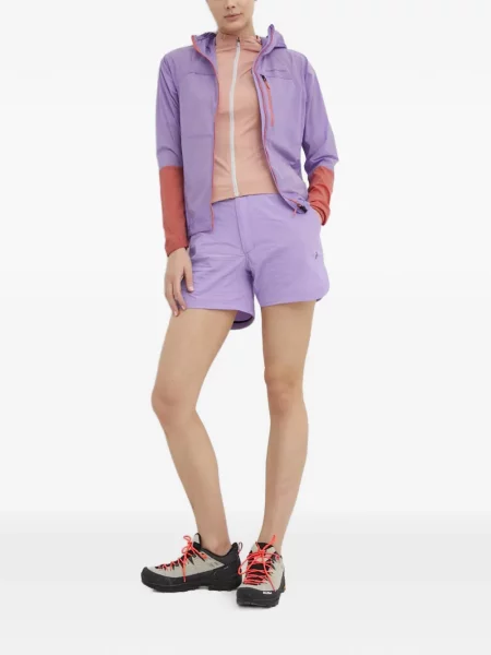 Geacă Peak Performance cu glugă violet