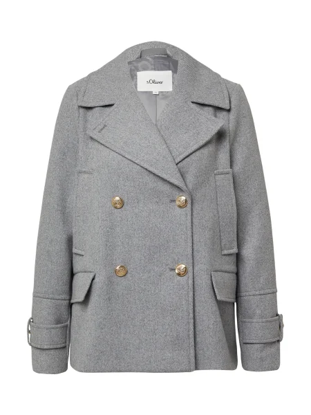 S.Oliver Prehoden plašč siva
