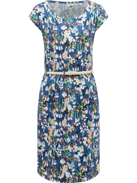 Ragwear Rochie de vară Lilithe albastru închis / verde alb