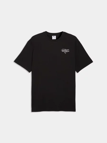 Футболка PUMA Graphic Tee комбінований верх чорний