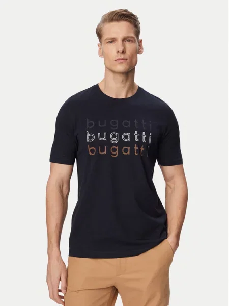 Bugatti T-Shirt Granatowy