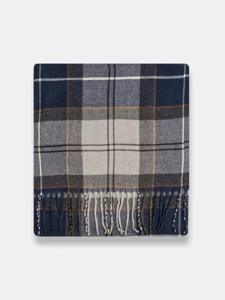 Шарф Barbour бордовый