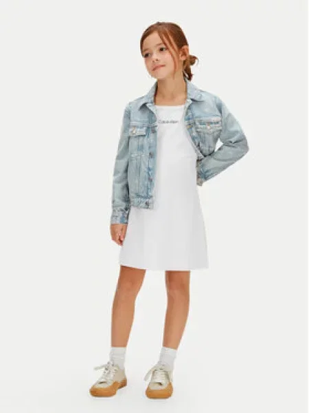 Calvin Klein Nyári ruha Skater fehér