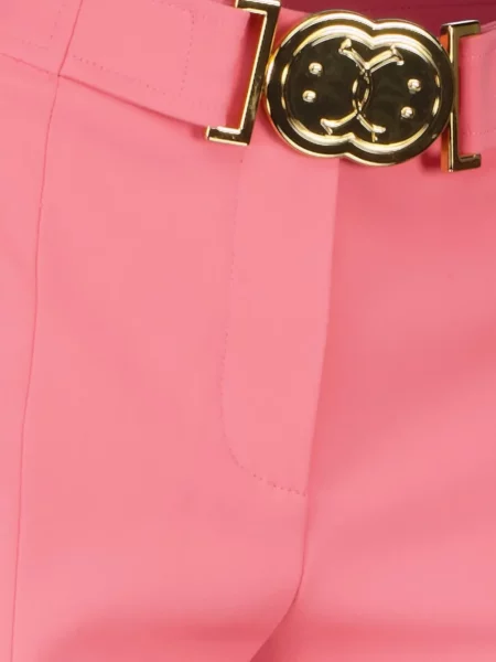 Pantaloni Moschino cu cataramă roz