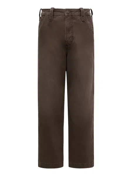 HOLLISTER Nadrág sötét barna