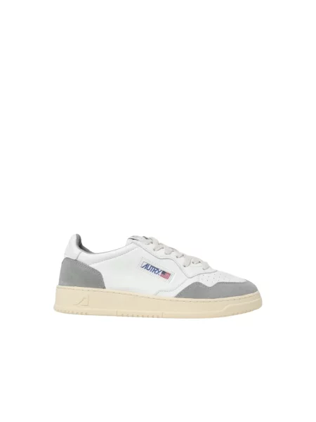 Sneakersy Autry zamszowe casual białe