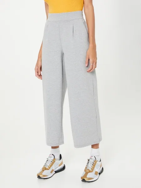ICHI Pantaloni Kate gri amestecat