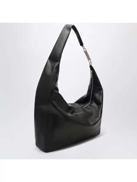 Torba Rick Owens skórzana czarna