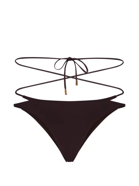Bikini Moschino cu legături plic maro