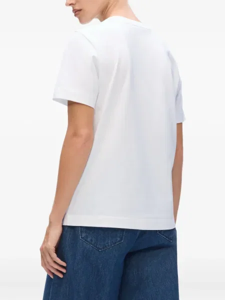 Tricou Karl Lagerfeld cu paiete alb