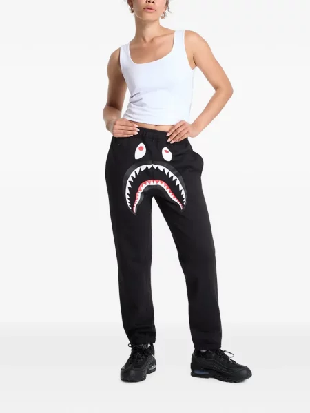 Trčanje hlače A Bathing Ape® crna