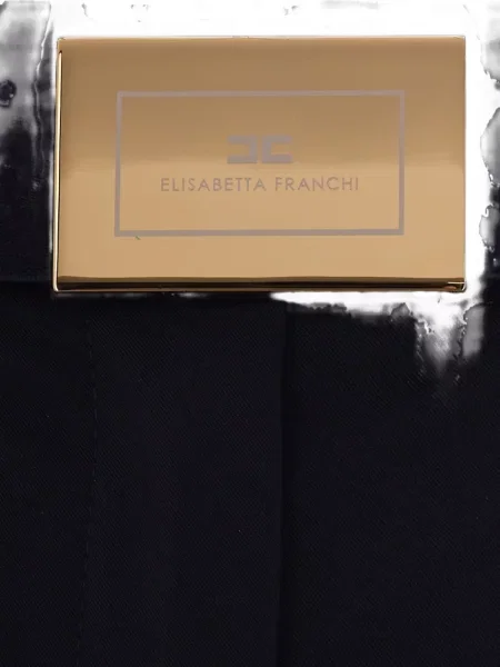 Pantaloni Elisabetta Franchi negru