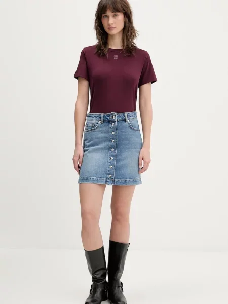 Джинсова спідниця HUGO Gilvie Gilvie