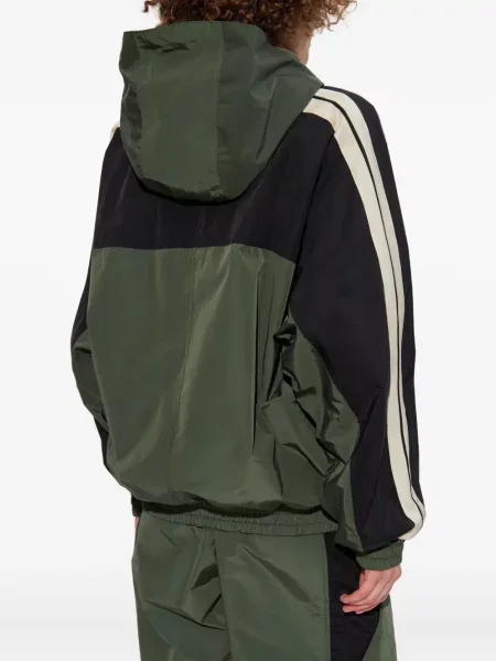 Geacă Palm Angels cu glugă verde