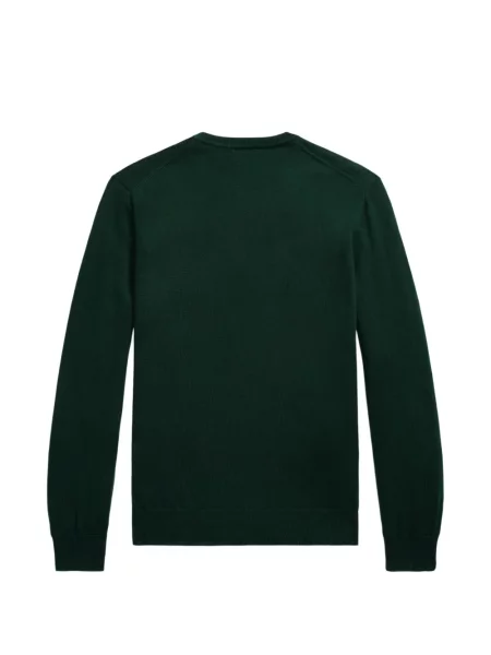 Tricou polo Polo Ralph Lauren cu glugă cu blană cu broderie roșu