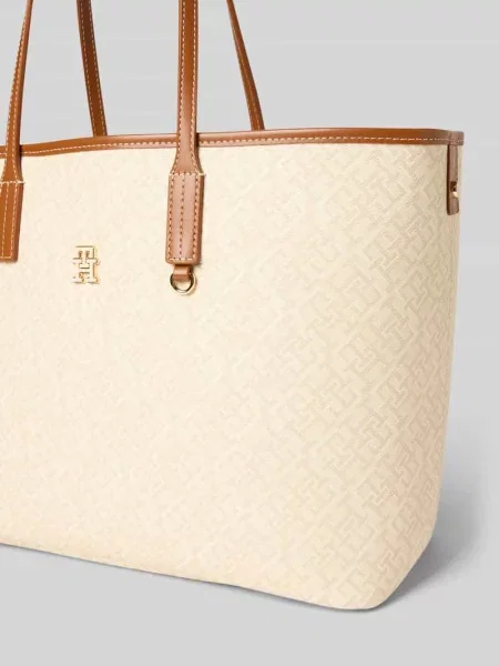 Tommy Hilfiger Torebka Th Monoplay Tote Le beżowy