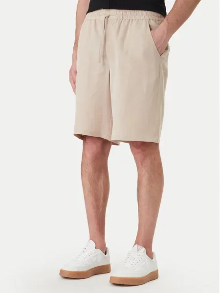 Guess Pantaloni scurți sport bej