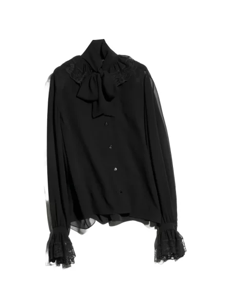 Cămașă Gucci de mătase negru