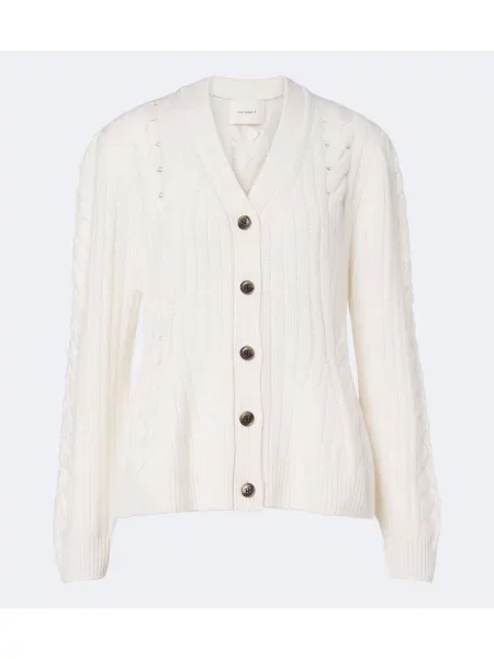 Cardigan Lisa Yang din cașmir alb