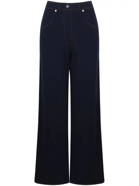 Pantaloni Ports 1961 tricotate albastru