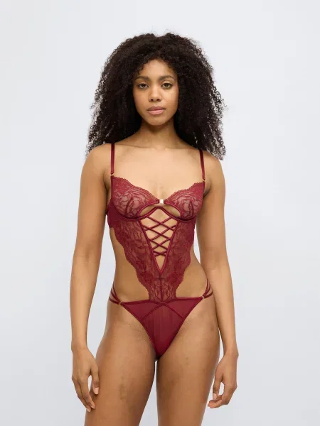Hunkemöller Body Greta' roșu
