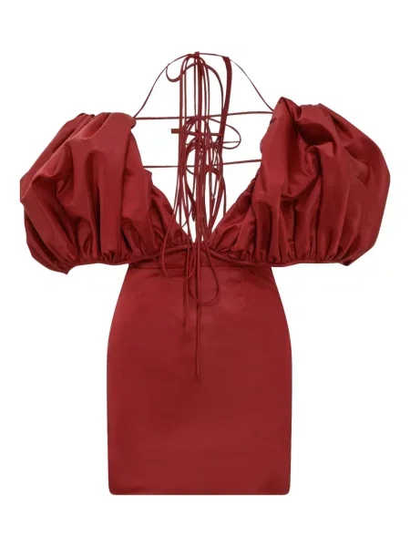 Sukienka midi Laquan Smith do kolan garniturowa czerwona