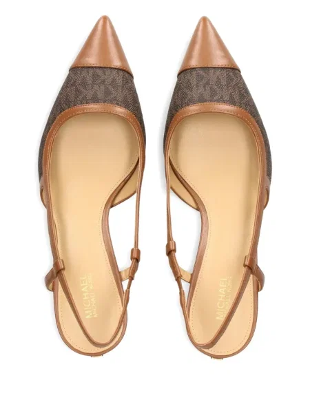 Боди Michael Michael Kors с шипове на райета бяло