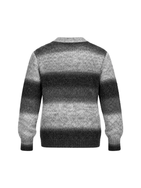 Dzianinowy sweter Daniele Alessandrini szary