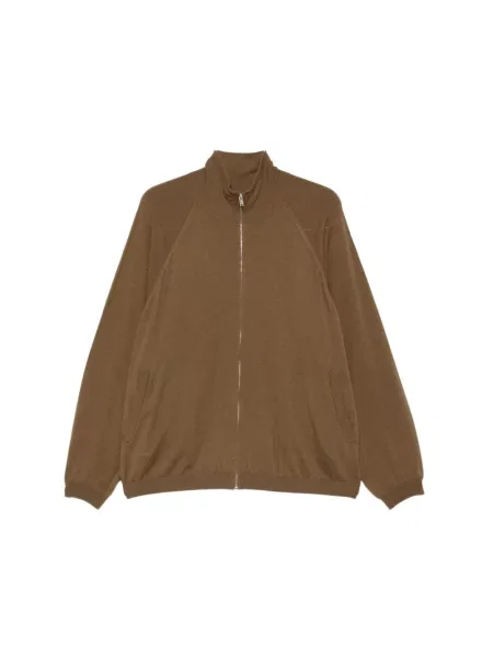 Kurtka The Frankie Shop wełniana do biegania brązowa