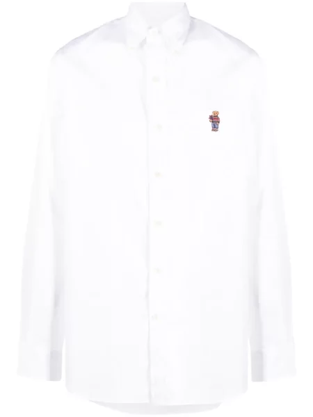 Hímzett pólóing Polo Ralph Lauren fehér